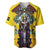 Welsh Dewi Sant Baseball Jersey Saint David With Daffodil