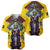 Welsh Dewi Sant Baseball Jersey Saint David With Daffodil