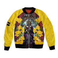 Welsh Dewi Sant Bomber Jacket Saint David With Daffodil