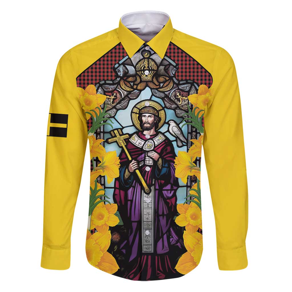 Welsh Dewi Sant Family Matching Puletasi and Hawaiian Shirt Saint David With Daffodil