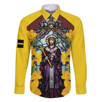 Welsh Dewi Sant Family Matching Puletasi and Hawaiian Shirt Saint David With Daffodil