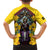 Welsh Dewi Sant Family Matching Summer Maxi Dress and Hawaiian Shirt Saint David With Daffodil