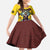 Welsh Dewi Sant Family Matching Summer Maxi Dress and Hawaiian Shirt Saint David With Daffodil