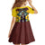 Welsh Dewi Sant Family Matching Summer Maxi Dress and Hawaiian Shirt Saint David With Daffodil