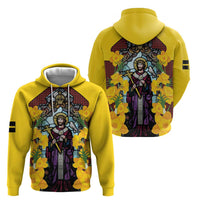 Welsh Dewi Sant Hoodie Saint David With Daffodil