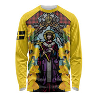 Welsh Dewi Sant Long Sleeve Shirt Saint David With Daffodil