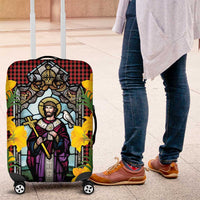 Welsh Dewi Sant Luggage Cover Saint David With Daffodil
