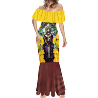 Welsh Dewi Sant Mermaid Dress Saint David With Daffodil