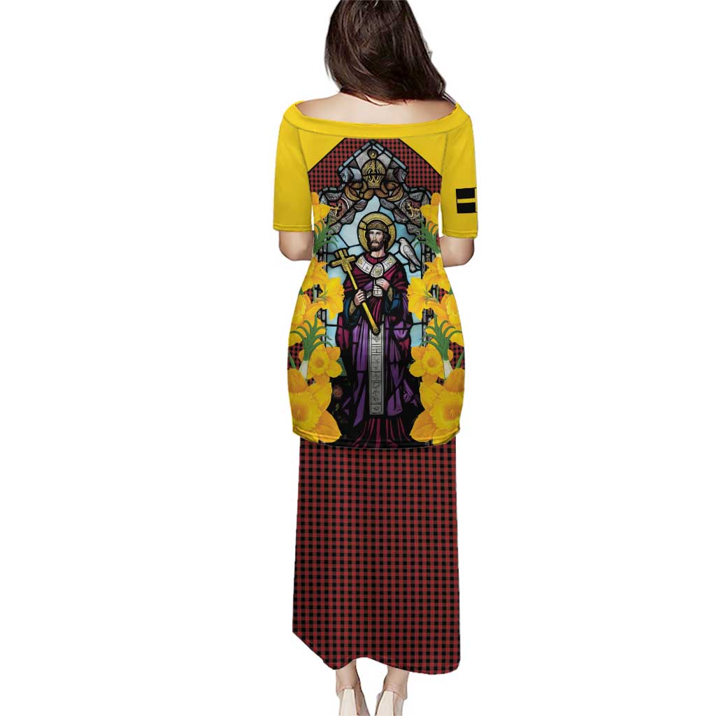 Welsh Dewi Sant Puletasi Saint David With Daffodil