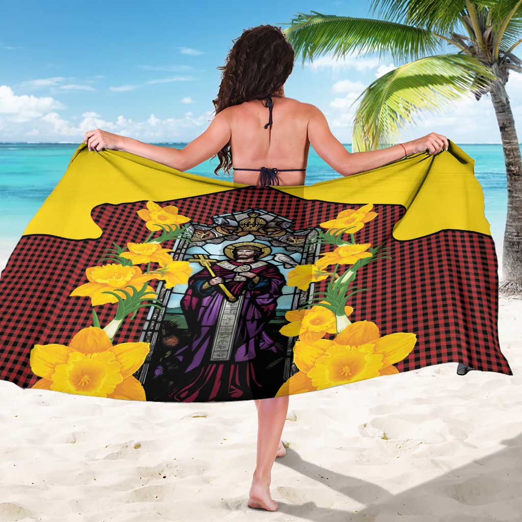 Welsh Dewi Sant Sarong Saint David With Daffodil