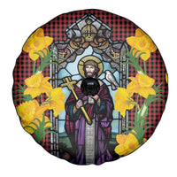 Welsh Dewi Sant Spare Tire Cover Saint David With Daffodil