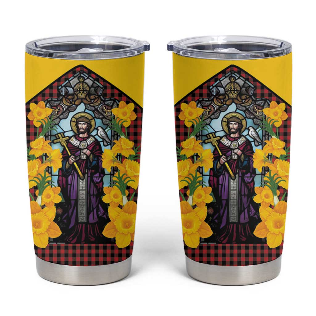 Welsh Dewi Sant Tumbler Cup Saint David With Daffodil