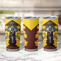 Welsh Dewi Sant Tumbler Cup Saint David With Daffodil