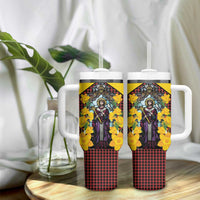 Welsh Dewi Sant Tumbler With Handle Saint David With Daffodil