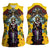 Welsh Dewi Sant Women Sleeveless Polo Shirt Saint David With Daffodil