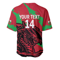 Custom Wales Football Baseball Jersey 2025 Welsh Y Dreigiau