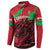 Custom Wales Football Button Sweatshirt 2025 Welsh Y Dreigiau