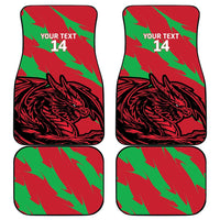 Custom Wales Football Car Mats 2025 Welsh Y Dreigiau