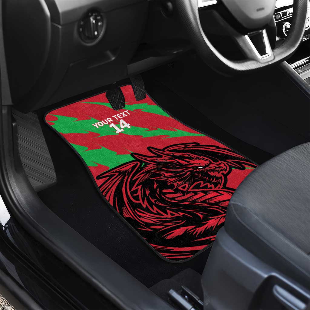 Custom Wales Football Car Mats 2025 Welsh Y Dreigiau