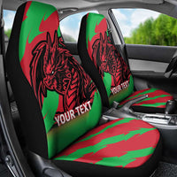 Custom Wales Football Car Seat Cover 2025 Welsh Y Dreigiau