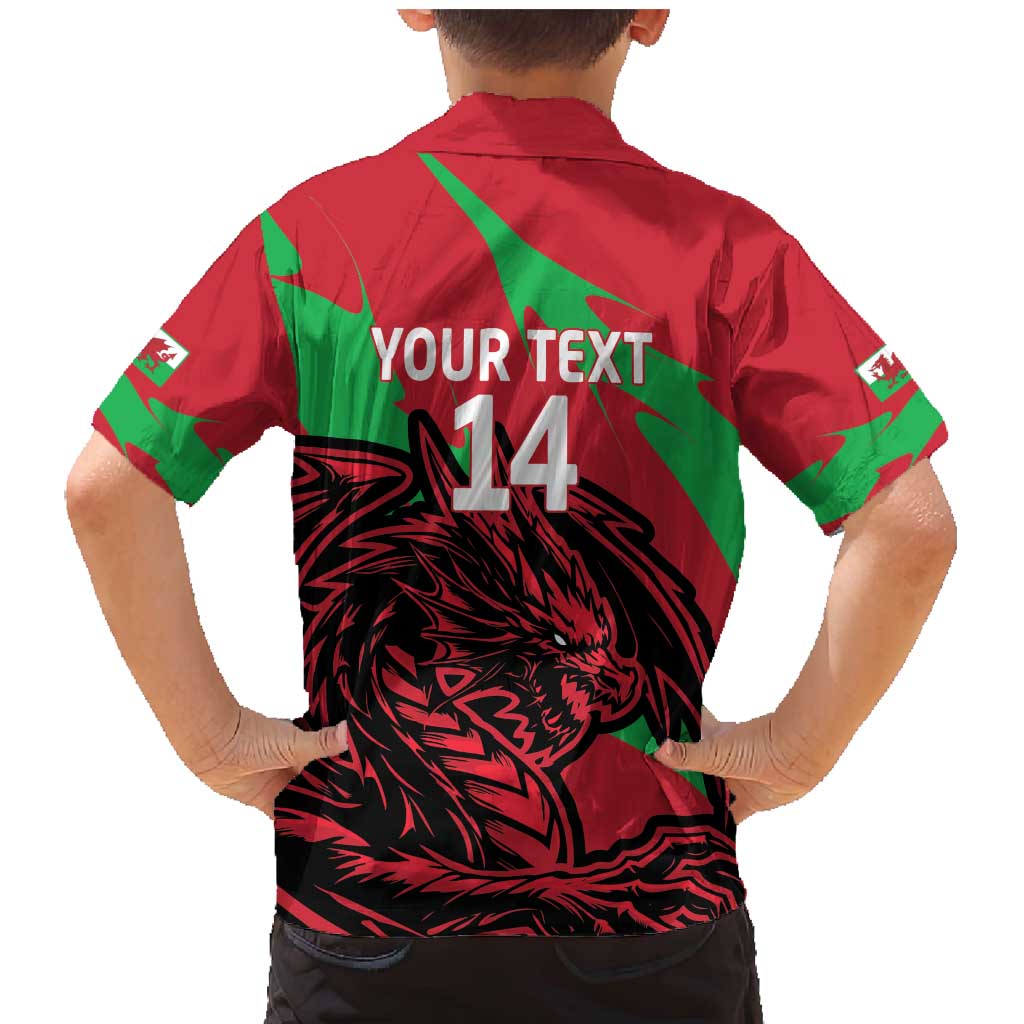 Custom Wales Football Family Matching Mermaid Dress and Hawaiian Shirt 2025 Welsh Y Dreigiau