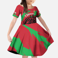 Custom Wales Football Family Matching Mermaid Dress and Hawaiian Shirt 2025 Welsh Y Dreigiau