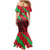 Custom Wales Football Family Matching Mermaid Dress and Hawaiian Shirt 2025 Welsh Y Dreigiau
