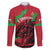 Custom Wales Football Family Matching Off Shoulder Maxi Dress and Hawaiian Shirt 2025 Welsh Y Dreigiau