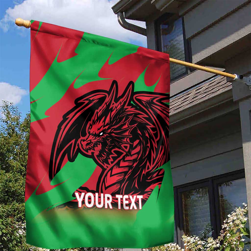 Custom Wales Football Garden Flag 2025 Welsh Y Dreigiau