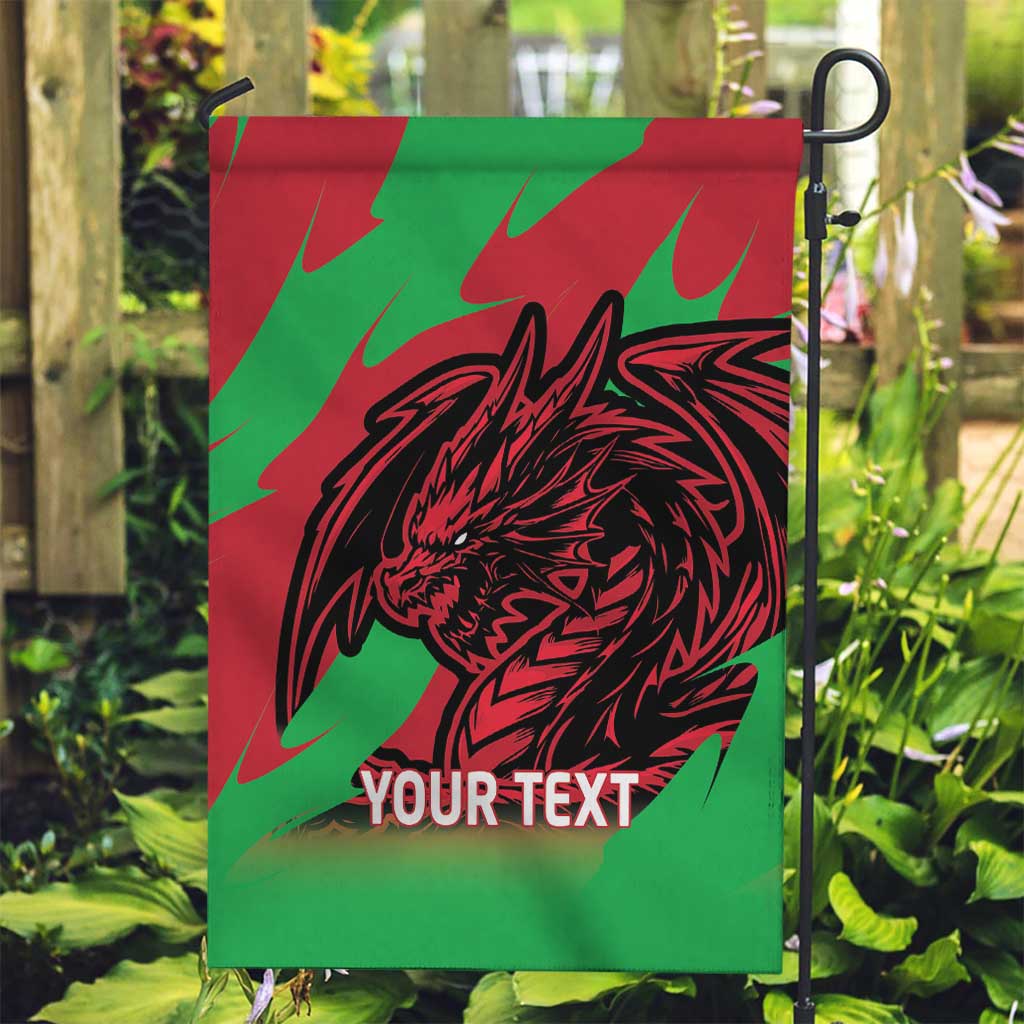 Custom Wales Football Garden Flag 2025 Welsh Y Dreigiau