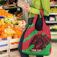 Custom Wales Football Grocery Bag 2025 Welsh Y Dreigiau