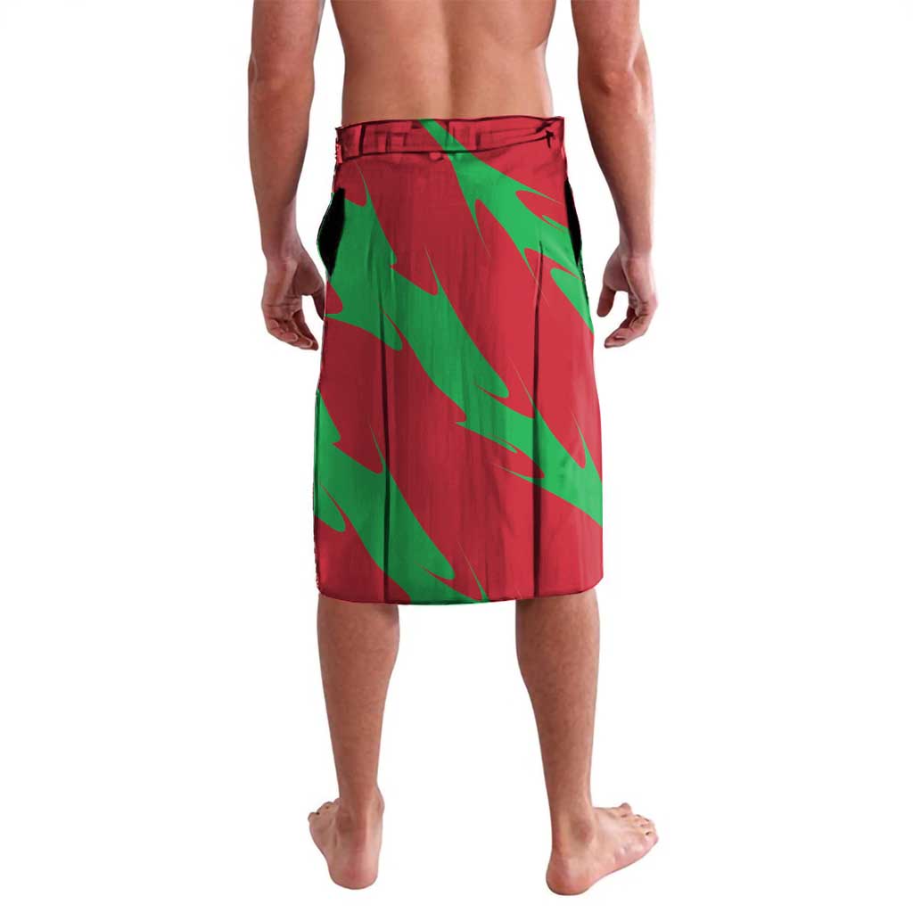 Custom Wales Football Lavalava 2025 Welsh Y Dreigiau