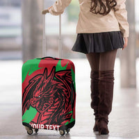 Custom Wales Football Luggage Cover 2025 Welsh Y Dreigiau