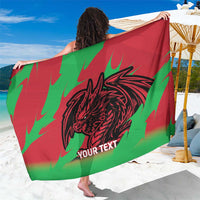 Custom Wales Football Sarong 2025 Welsh Y Dreigiau