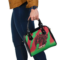 Custom Wales Football Shoulder Handbag 2025 Welsh Y Dreigiau
