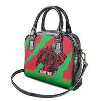 Custom Wales Football Shoulder Handbag 2025 Welsh Y Dreigiau