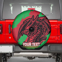 Custom Wales Football Spare Tire Cover 2025 Welsh Y Dreigiau