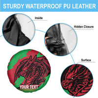 Custom Wales Football Spare Tire Cover 2025 Welsh Y Dreigiau