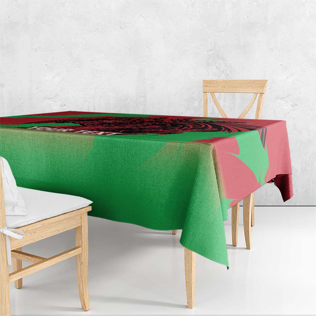 Custom Wales Football Tablecloth 2025 Welsh Y Dreigiau