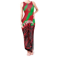 Custom Wales Football Tank Maxi Dress 2025 Welsh Y Dreigiau