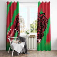 Custom Wales Football Window Curtain 2025 Welsh Y Dreigiau