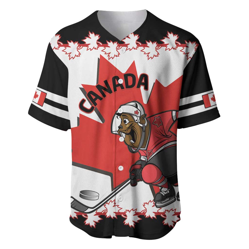 Custom Canada Ice Hockey Baseball Jersey 2025 Go Champions Funny Beaver Mascot
