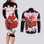 Custom Canada Ice Hockey Couples Matching Long Sleeve Bodycon Dress and Long Sleeve Button Shirt 2025 Go Champions Funny Beaver Mascot