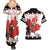 Custom Canada Ice Hockey Couples Matching Summer Maxi Dress and Hawaiian Shirt 2025 Go Champions Funny Beaver Mascot