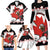 Custom Canada Ice Hockey Family Matching Long Sleeve Bodycon Dress and Hawaiian Shirt 2025 Go Champions Funny Beaver Mascot