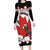 Custom Canada Ice Hockey Family Matching Long Sleeve Bodycon Dress and Hawaiian Shirt 2025 Go Champions Funny Beaver Mascot