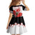 Custom Canada Ice Hockey Family Matching Off Shoulder Short Dress and Hawaiian Shirt 2025 Go Champions Funny Beaver Mascot