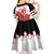 Custom Canada Ice Hockey Kid Short Sleeve Dress 2025 Go Champions Funny Beaver Mascot