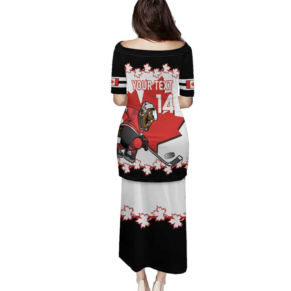 Custom Canada Ice Hockey Puletasi 2025 Go Champions Funny Beaver Mascot