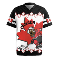 Custom Canada Ice Hockey Rugby Jersey 2025 Go Champions Funny Beaver Mascot